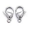 304 Stainless Steel Lobster Claw Clasps X-STAS-F182-01P-A-3