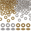ARRICRAFT 200Pcs 2 Styles Alloy Spacer Beads FIND-AR0005-45-1