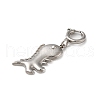 Non-Tarnish 304 Stainless Steel Pendants STAS-Q252-29P-2