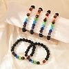 Yoga Chakra Jewelry BJEW-K142-A-5