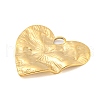 304 Stainless Steel Pendants STAS-L080-020G-2