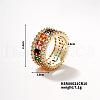 Elegant Brass Rhinestones Ring for Women EH2106-4-1