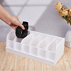 6 Grids PVC Belt Storage Box CON-WH0099-29-3