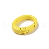 Spray Painted Alloy Spring Gate Rings AJEW-C035-01L-2