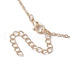 5Pcs 5 Styles Iron Cable Chains Necklaces NJEW-JN04830-6