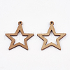 Pear Wood Pendants WOOD-T010-07E-2
