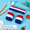 Polyester Elbow Sleeves and Headband AJEW-WH20010-49E-4