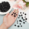   150Pcs 5 Style Resin Imitation Pearl Shank Buttons DIY-PH0017-79-3