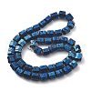 Electroplated Natural Lava Rock Beads Strands G-A251-A01-01J-1