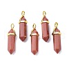 Synthetic Goldstone Pointed Pendants G-G025-01G-35-1