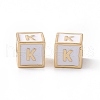Rack Plating Brass Enamel Beads KK-B060-04G-04-3
