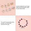 SUPERFINDINGS 16Pcs 8 Style  Rack Plating Brass Micro Pave Cubic Zirconia Charms ZIRC-FH0001-17-3