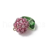Glass Seed Beads Pendants PALLOY-MZ00592-05-4