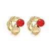 Brass Cuff Earrings EJEW-Q045-03G-2