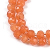 Natural Orange Aventurine Beads Strands G-H057-A02-01-4