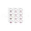  12Pcs 3 Colors Word HOPE Glass Link Bracelets BJEW-NB0001-12-7