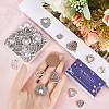 SUNNYCLUE 80Pcs 10 Styles Tibetan Style Alloy Pendants FIND-SC0007-73-3