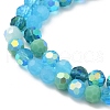 Electroplate Glass Beads Strands EGLA-P048-A01-3