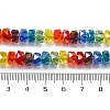 Electroplate & Gradient Color Glass Beads Strands LAMP-M023-01-4