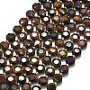 Natural Tiger Eye Dyed Beads Strands G-C116-A96-01-2