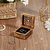 Hollow Wood Medal Storage Magnetic Boxes CON-WH0088-93C-01-6