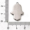 304 Stainless Steel Pendants STAS-L284-52AS-3