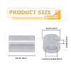 Aluminum Slide Charms/Slider Beads FIND-WH0161-13B-2