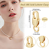 Beebeecraft 20Pcs Rack Plating Brass Lobster Claw Clasps with Jump Rings KK-BBC0009-97-2
