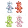 Electroplate Transparent UV Plating Acrylic Pendants OACR-I014-09-1