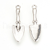 Tibetan Style Alloy Pendants X-TIBEP-Q064-176AS-NR-1