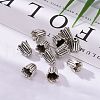 Tibetan Style Alloy Caps X-TIBEB-00864-AS-NR-6