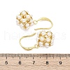 Brass Dangle Stud Earrings EJEW-F362-07G-5