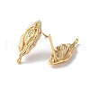 Rack Plating Brass Stud Earring Findings KK-M264-16G-2