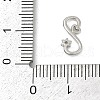 Brass S-Hook Clasps KK-S527-06P-3