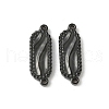 304 Stainless Steel Connector Charms STAS-Q362-09B-1
