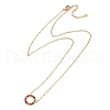 Ring 304 Stainless Steel Colorful Rhinestone Pendant Necklaces & Bracelets & Stud Earrings Sets for Women SJEW-C004-09G-02-4