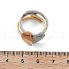 304 Stainless Steel Cuff Rings RJEW-K287-04A-5