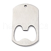 201 Stainless Steel Big Pendants STAS-Q342-31P-1