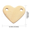 Ion Plating(IP) 304 Stainless Steel Stamping Blank Tag Pendants STAS-I311-17B-G-3