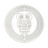 201 Stainless Steel Laser Cut Connector Charms STAS-Z116-01P-04-1