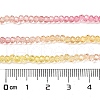 Transparent Painted Glass Beads Strands X1-DGLA-A034-T1mm-A07-3