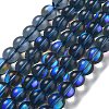 Synthetic Moonstone Beads Strands G-P528-J03-23-1