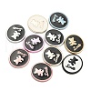 Opaque Resin Cabochons RESI-D003-03-1