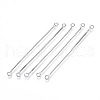 Brass Box Chain Tassel Links Connectors X-KK-R129-05P-1