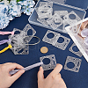Olycraft 20Pcs Acrylic Floss Bobbin TOOL-OC0001-92E-3