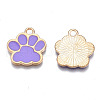 Alloy Enamel Pendants ENAM-T016-22LG-D-RS-3