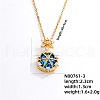 Stylish Hollow Brass & Resin Pendant Necklaces for Daily and Party Wear MX3705-2-1
