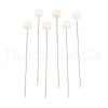 White Color Platinum Plated Ball Head Pins X-NEED-D002-1-1