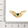 Rack Plating Brass Micro Pave Cubic Zirconia Pendants KK-B097-05G-01-3