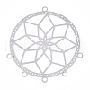 304 Stainless Steel Hollow Flower Chandelier Component Links STAS-N103-200P-1